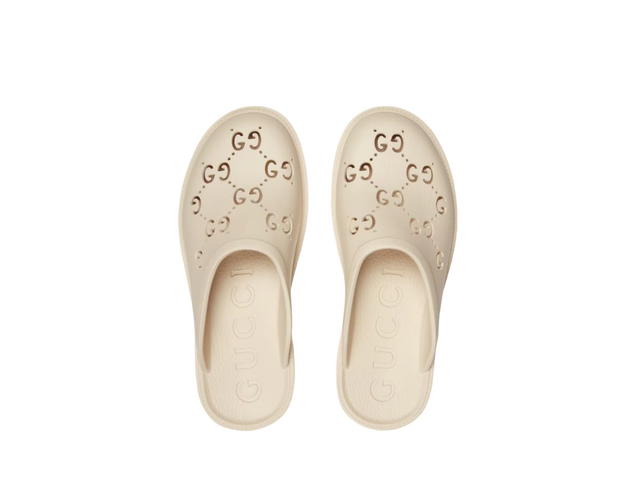 Gucci Gucci Slip On Sandal White - view 3