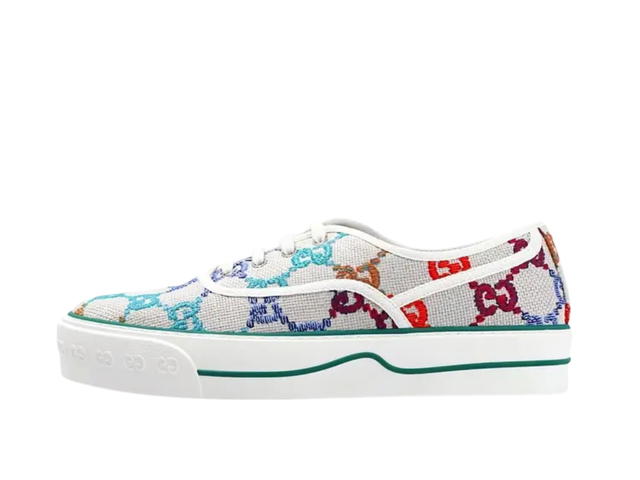 Gucci Gucci Tennis 1977 Low GG Embroidered Logo Multi - view 2