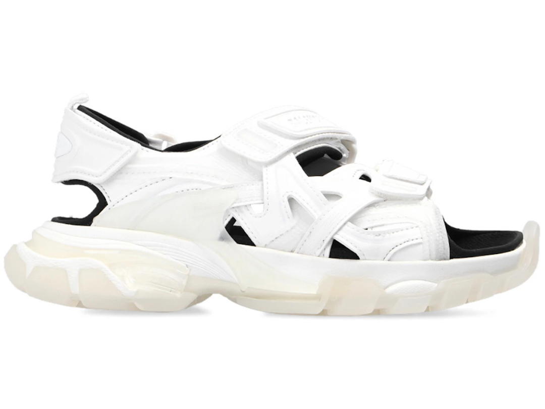 Balenciaga Balenciaga Track Sandal Clear Sole White Black (Women's)