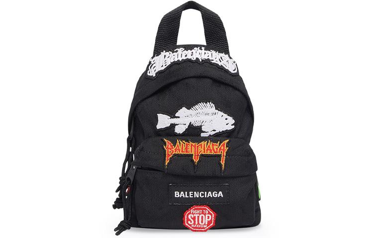 Balenciaga Balenciaga Explorer Polyamide Shoulder Bag Crossbody Bag Mini Men's Black