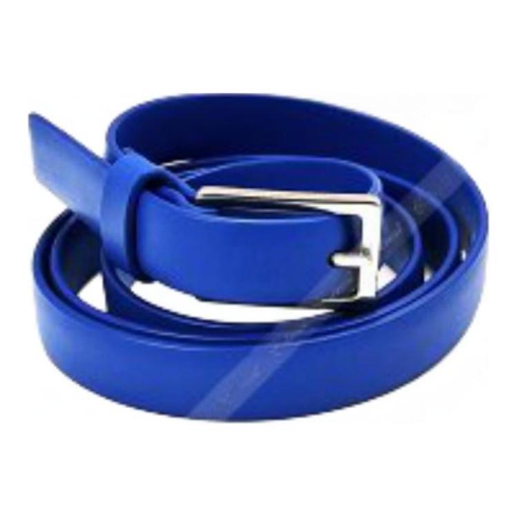 Bottega Veneta Bottega Veneta Calfskin Leather Belts Women's Blue Width: 2cm