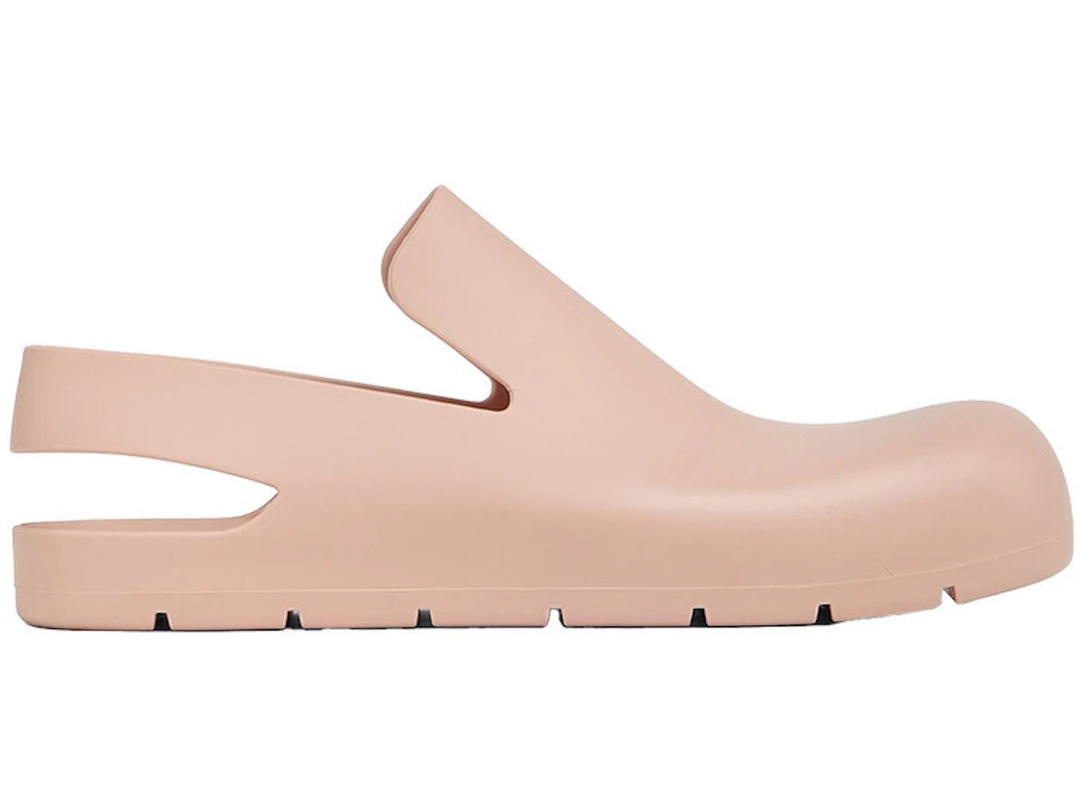 Bottega Veneta Bottega Veneta Rubber Slingback Puddle Shoe Peach Pink