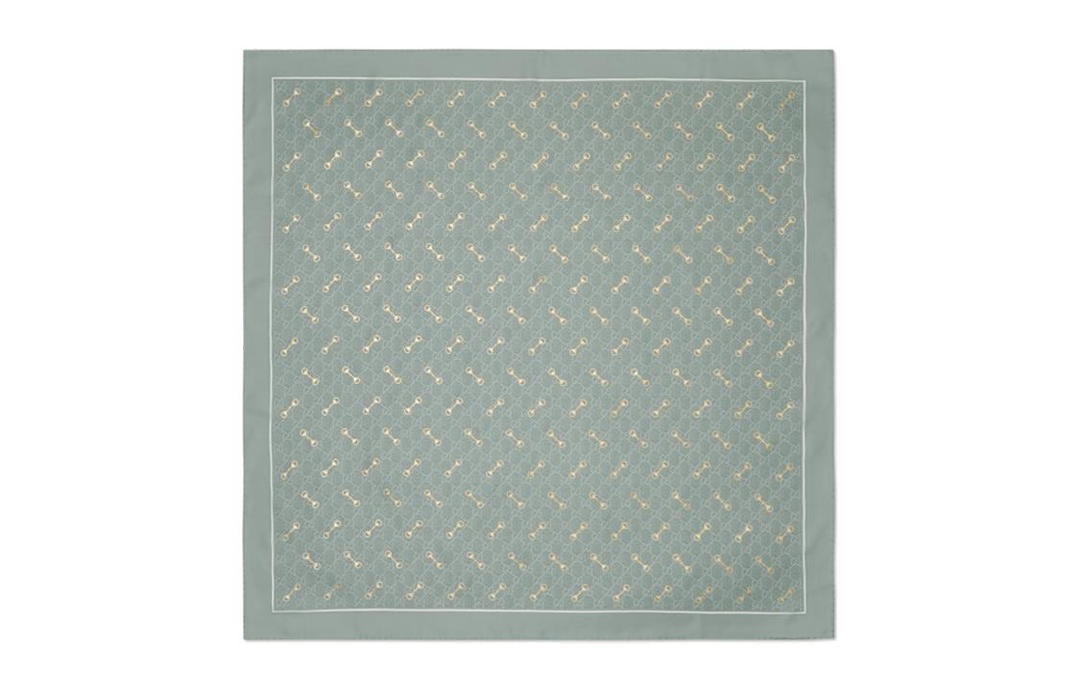 Gucci Gucci Silk Scarves Women's Green
