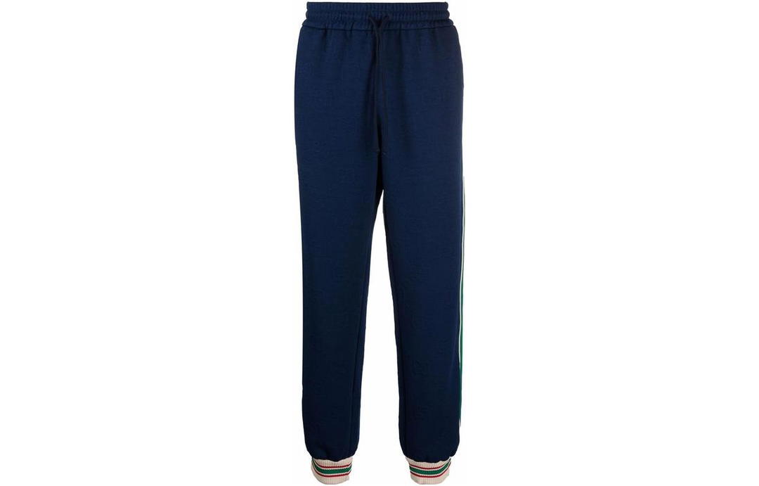 Gucci Gucci SS22 Knitted Sweatpants Men's Blue