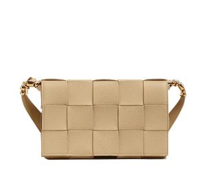 Buy Bottega Veneta CASSETTE Cow Leather Tofu Bag Camera Bag Crossbody Bag Shoulder Bag Unisex Beige at Sasom – Authentic and Ready to Ship