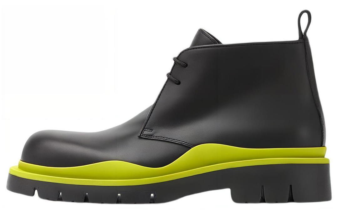 Bottega Veneta Bottega Veneta Tire BV Ankle-Length Martin Boot Men's Kiwi Color