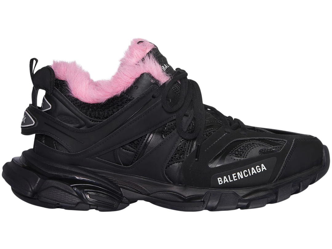 Balenciaga Balenciaga Track Fake Fur Black Pink (Women's)