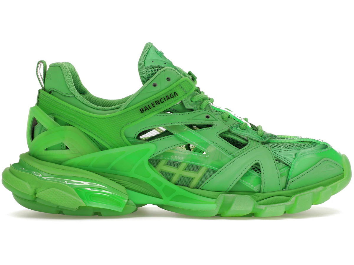 Balenciaga Balenciaga Track.2 Clear Sole Fluo Green