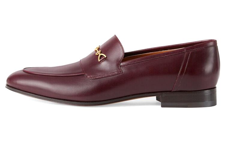 Gucci Gucci Men's Casual Shoes Men Low Top Burgundy