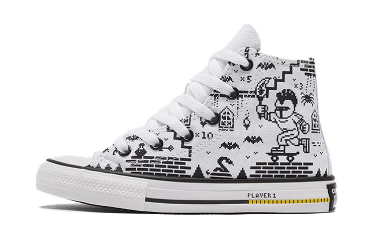 Converse Converse Chuck Taylor All Star High GS 'Gamer Print - White'