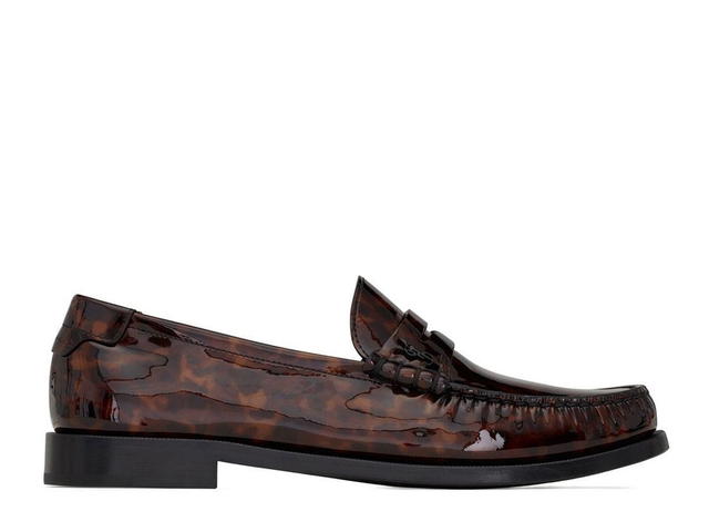 Saint Laurent Saint Laurent Tortoiseshelleffect 15mm Loafersbrown Lining Leather 100outer Calf Leather 100so (W) - view 1