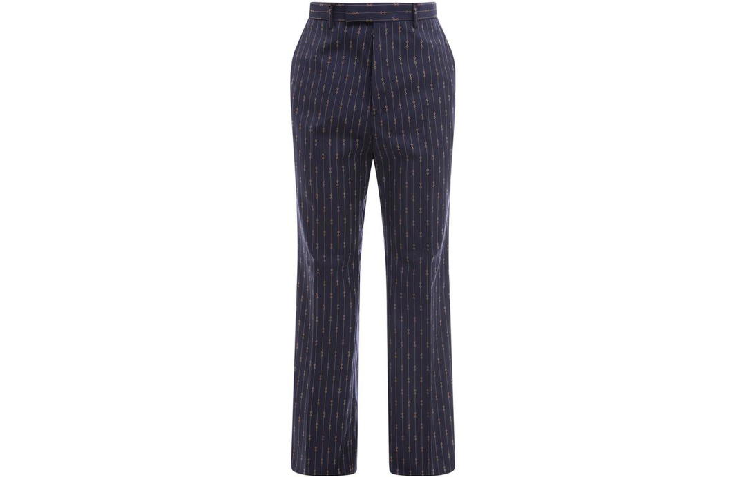 Gucci Gucci Casual Pants Men Blue