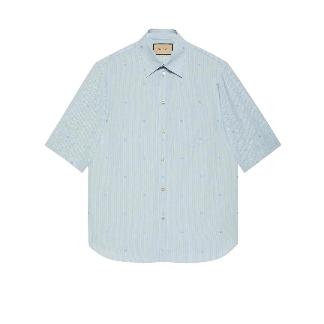 Gucci Gucci Shirts Men Blue