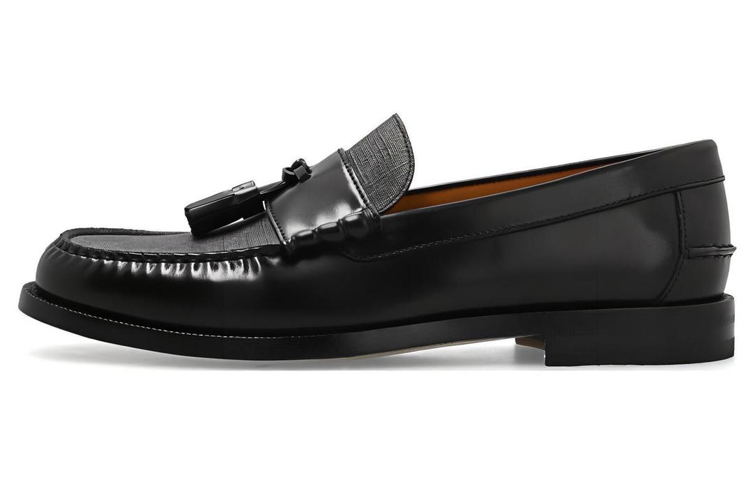 Gucci Gucci Tassel detail GG Canvas Loafers