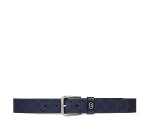 Buy Gucci Metal Leather Belts Men's Blue/Dark Blue Width .3.6cm at Sasom – Authentic and Ready to Ship