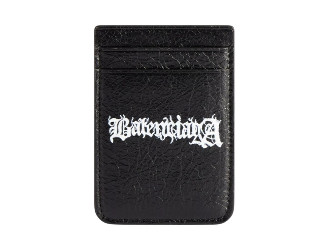 Balenciaga Balenciaga Cash Magnet Card Holder DIY Metal Black