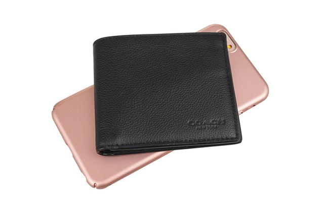 Coach Coach Billfold Wallet 10 - black - view 5