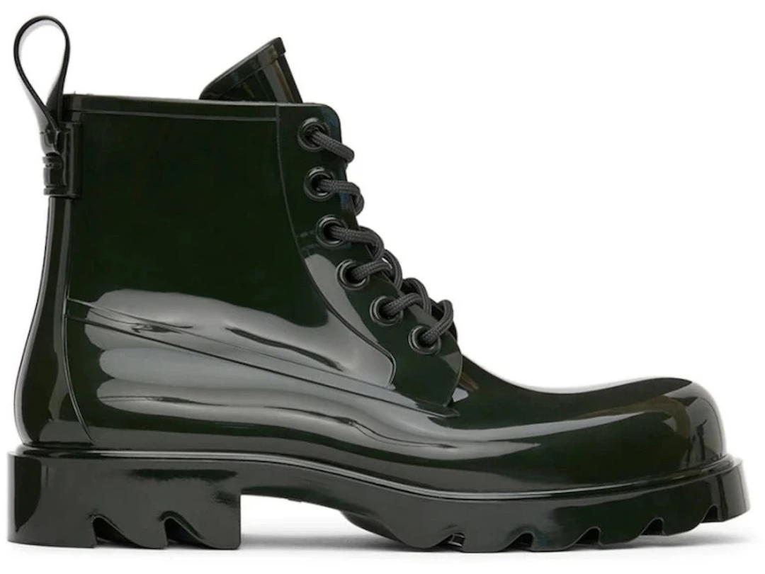 Bottega Veneta Bottega Veneta Stride Lace Up Ankle Boot Dark Green