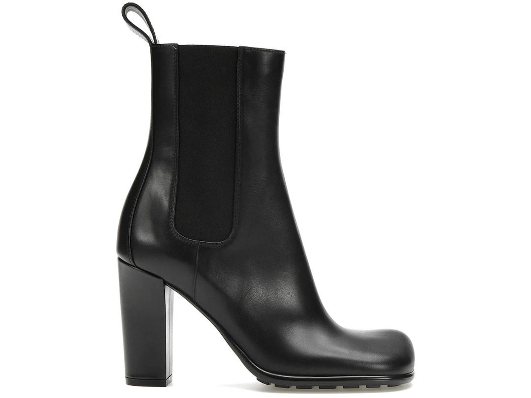 Bottega Veneta Bottega Veneta Storm Moulded Toe Leather Chelsea Boot Black (Women's)