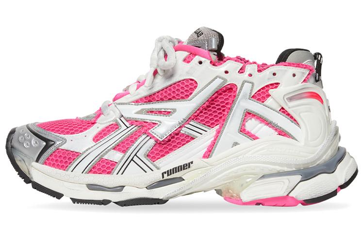 Balenciaga Balenciaga Runner Sneakers 'White Pink Grey Mesh And Nylon' Women's
