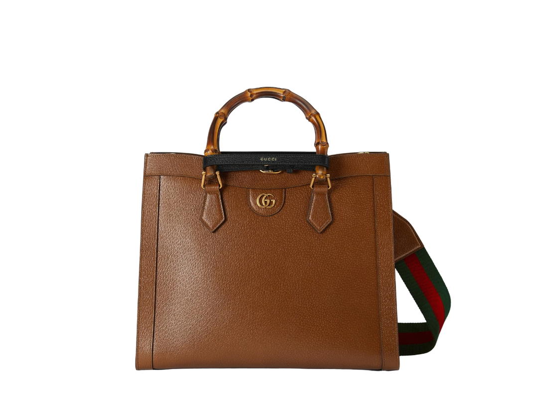 Gucci Gucci Diana Large Tote Bag Bamboo