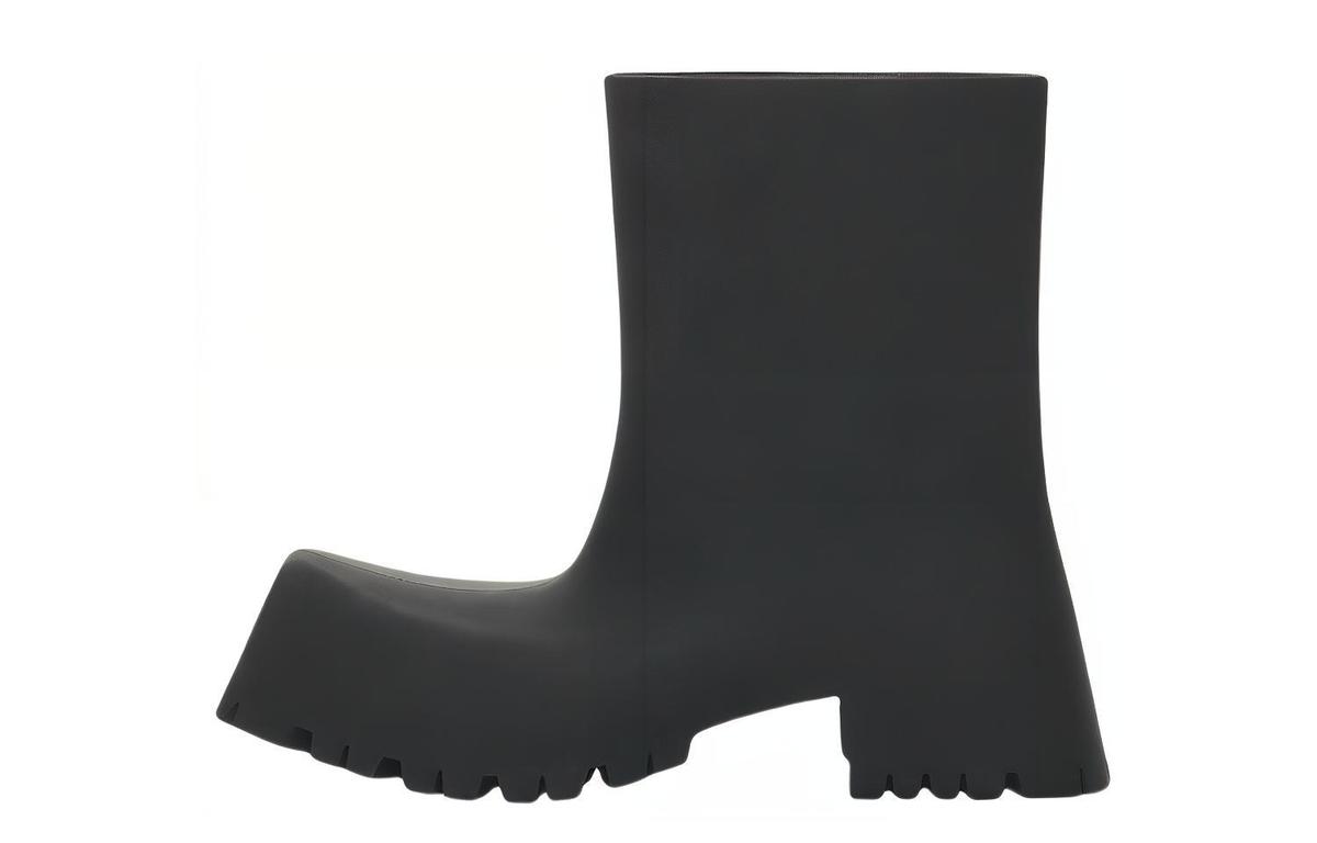 Balenciaga Balenciaga 50mm Trooper Rubber Boots 'Black' Women's