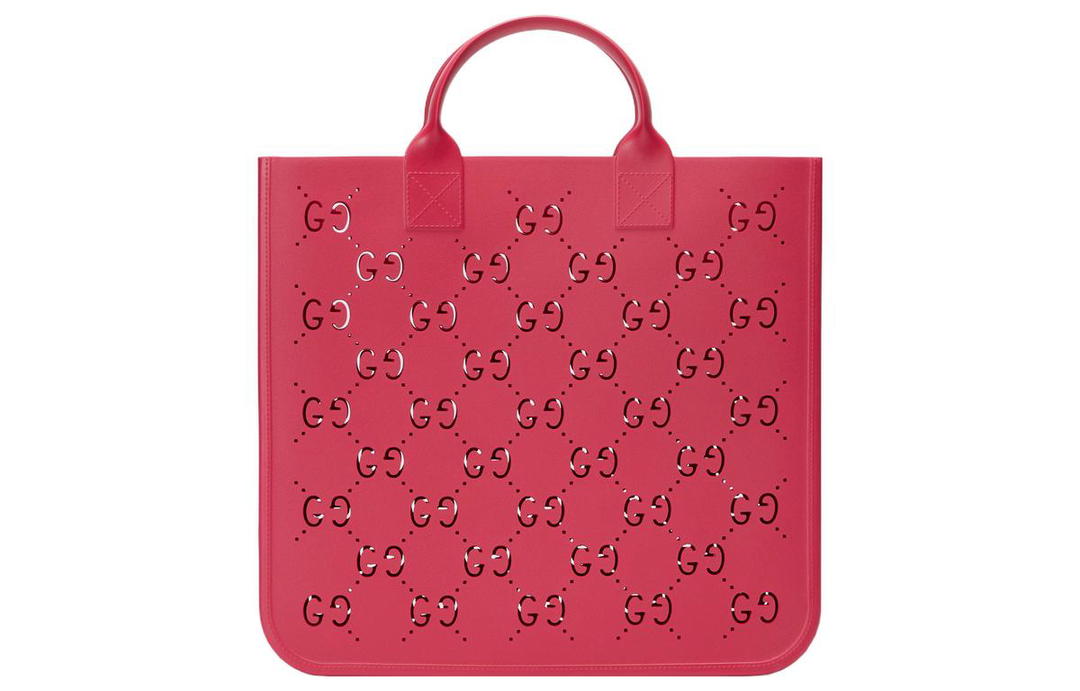 Gucci Gucci Rubber Tote Bag Shopping Bag Handbag Kids' Bags Kids' Fuchsia