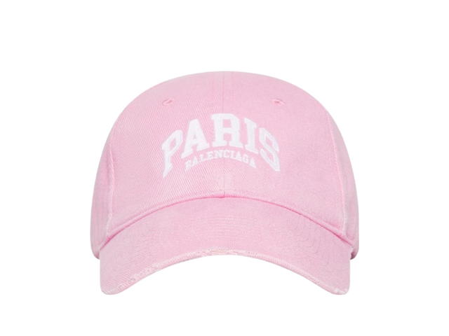 Balenciaga Balenciaga Paris Logo Baseball Cap Light Pink White - view 2