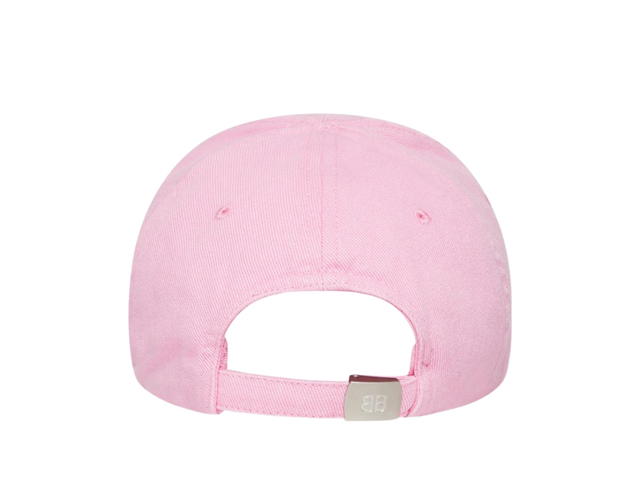 Balenciaga Balenciaga Paris Logo Baseball Cap Light Pink White - view 3