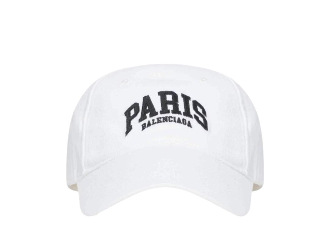 Balenciaga Balenciaga Mens Cities Paris Cap White