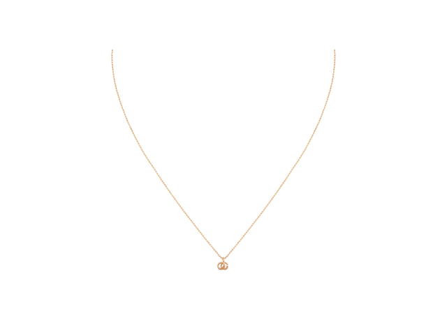 Gucci Gucci GG Running 18k Necklace Rose Gold - view 2