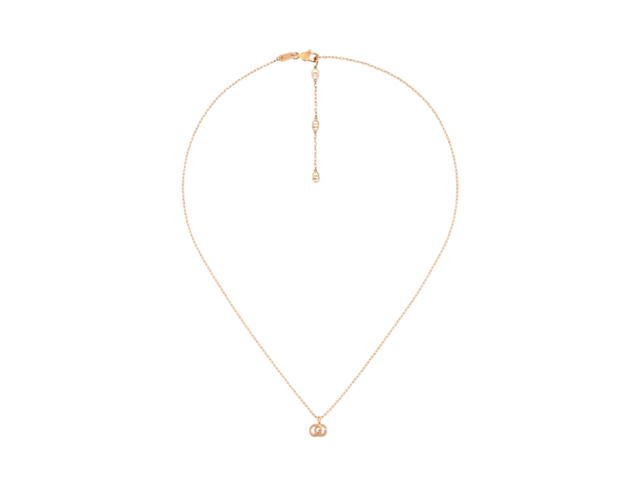 Gucci Gucci GG Running 18k Necklace Rose Gold - view 3