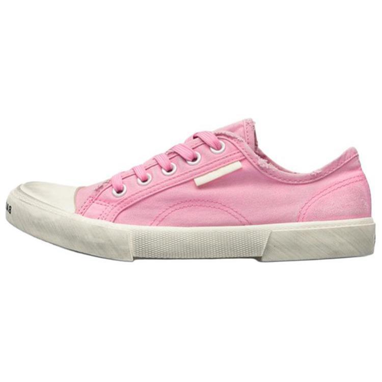 Balenciaga Balenciaga Paris Low Top Sneakers 'Washed Pink Cotton And White Rubber' Women's