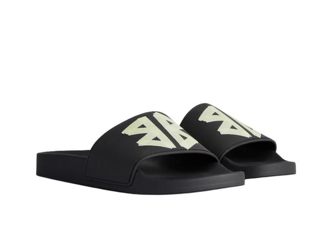 Balenciaga Balenciaga Pool Slide Sandal Black Yellow (Women's) - view 2