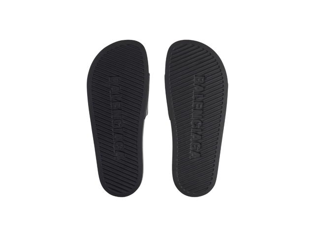 Balenciaga Balenciaga Pool Slide Sandal Black Yellow - view 4