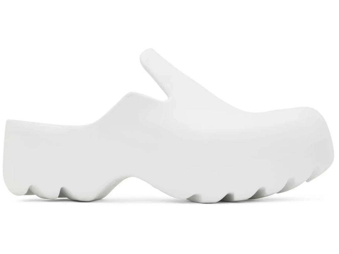 Bottega Veneta Bottega Veneta Rubber Flash Clog White