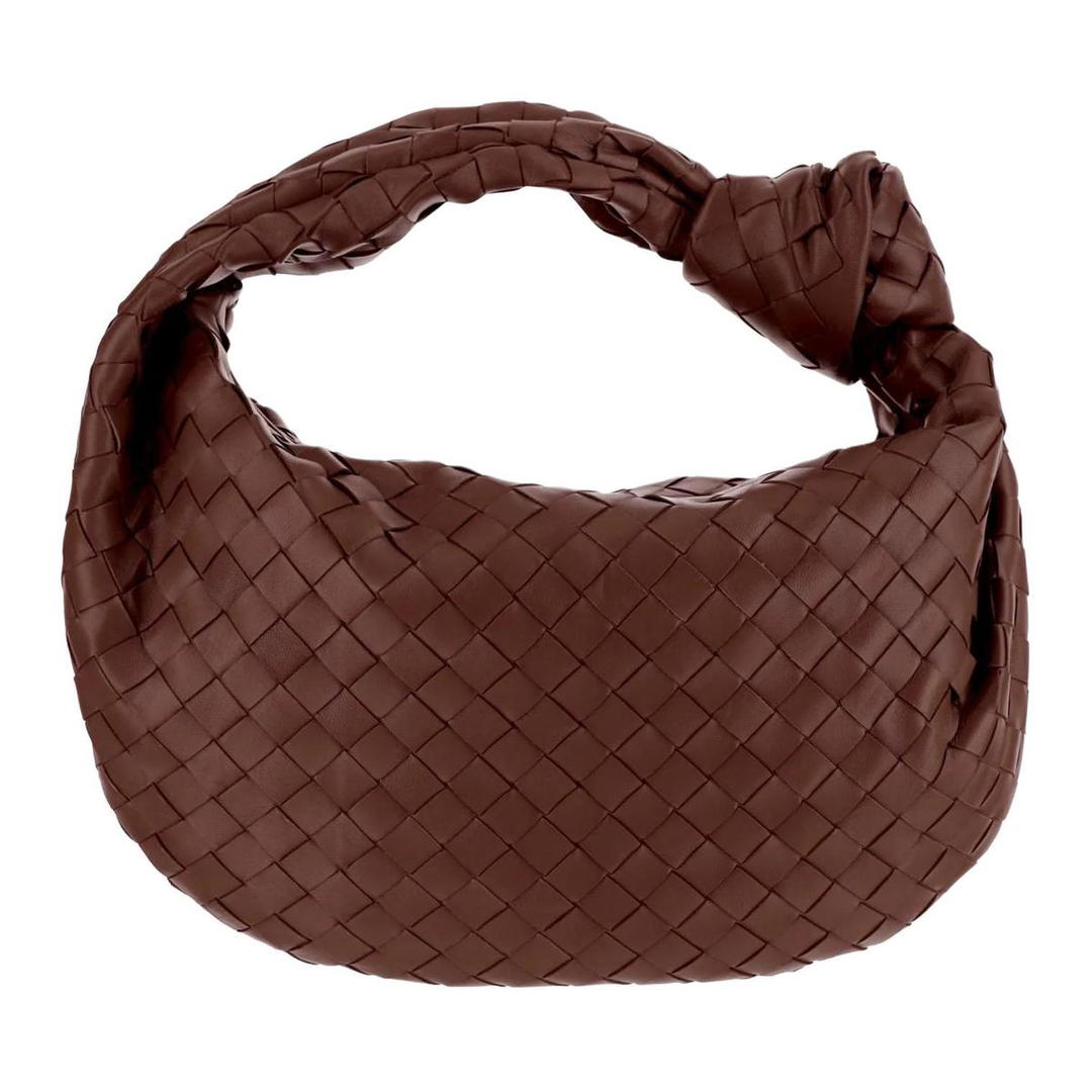 Bottega Veneta Bottega Veneta JODIE Lambskin Handbag Women's Brown