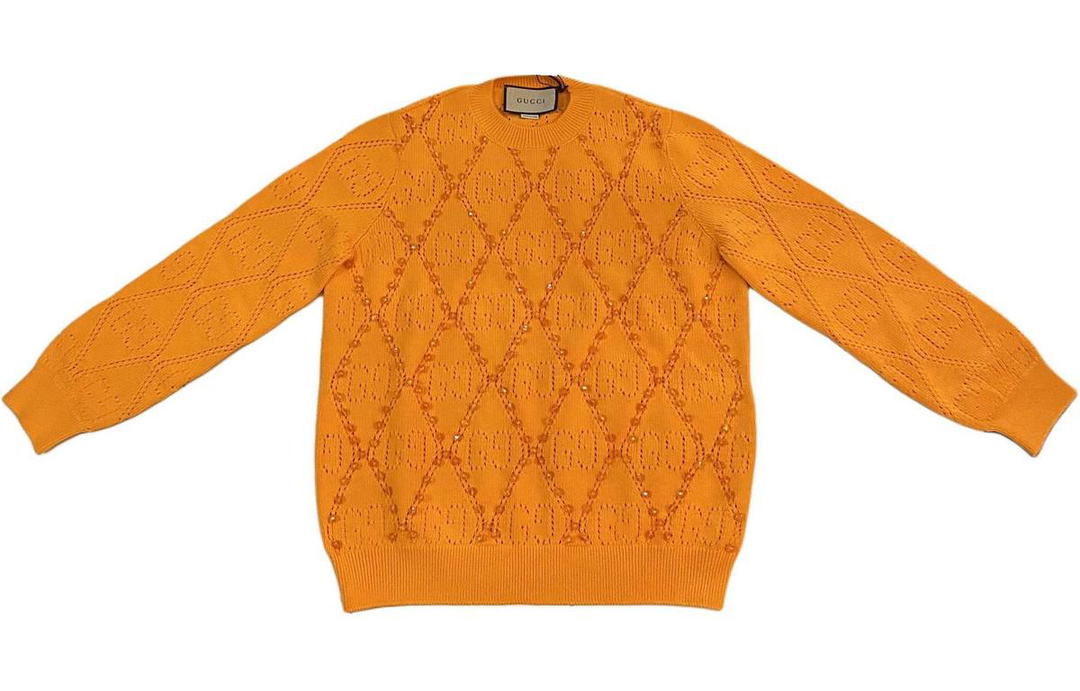 Gucci Gucci Knitwear Women's Orange Red