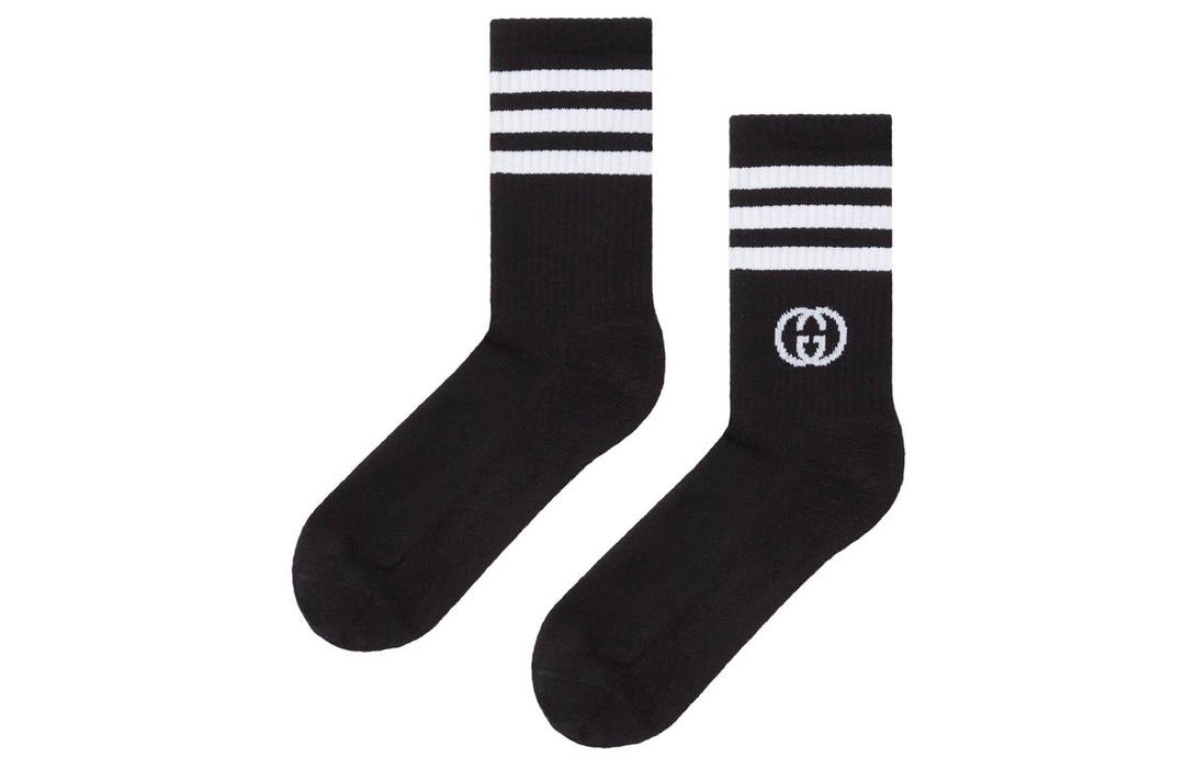 Gucci Gucci X adidas Ankle Socks Black/White