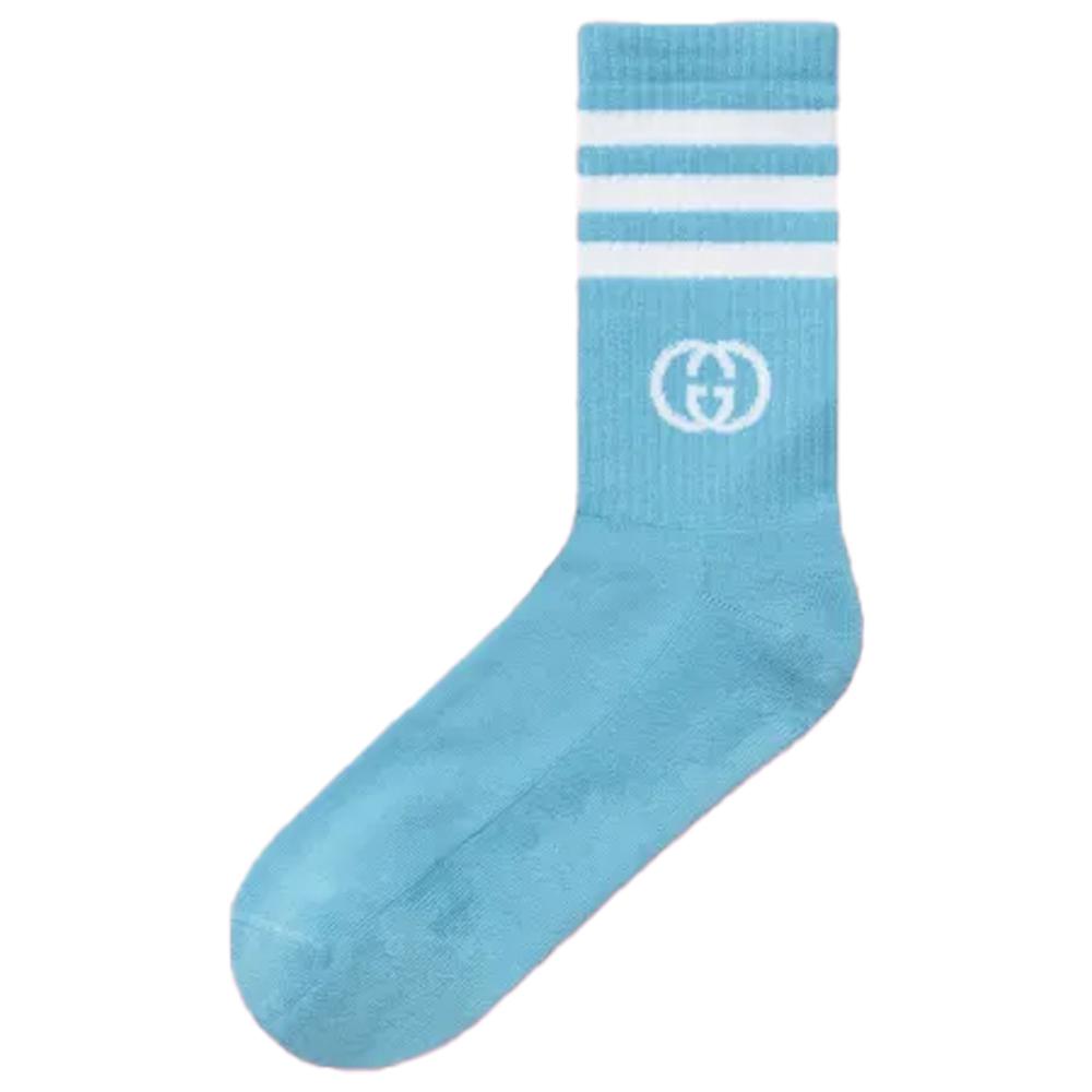 Gucci Gucci x adidas Mid Calf Socks Unisex 1 Pack Blue