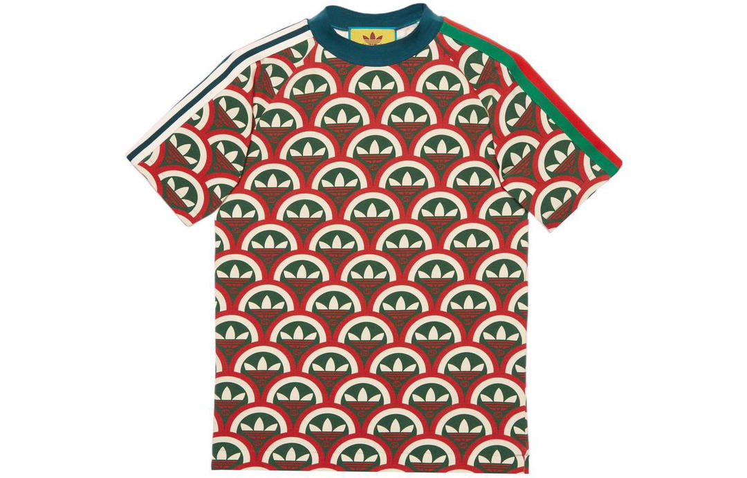 Gucci Gucci X adidas Trefoil Print T Shirt