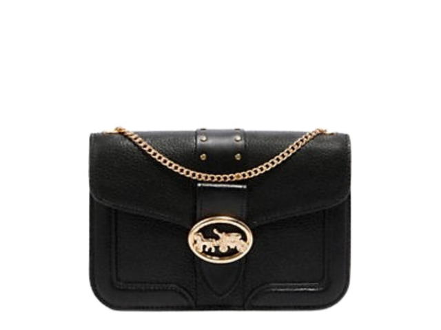 Coach Coach Georgie Crossbody With Rivets Black - view 1