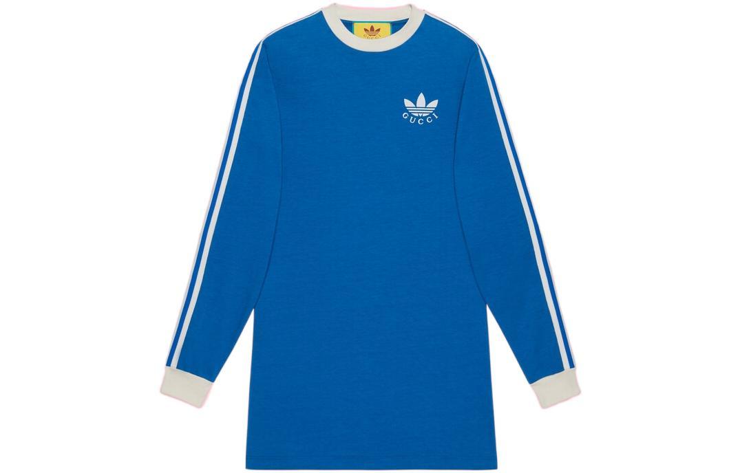 Gucci Gucci X adidas T Shirt Dress Cobalt Blue