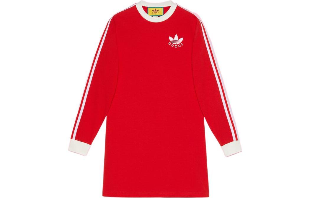 Gucci Gucci X adidas T Shirt Dress Red