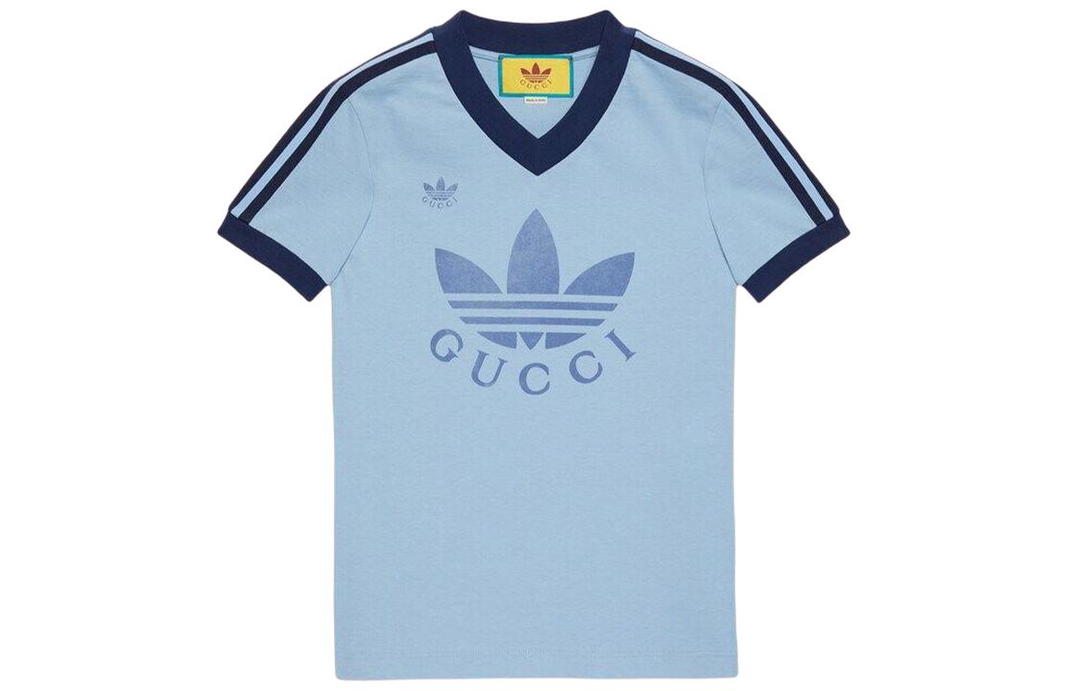 Gucci Gucci X adidas V Neck T Shirt