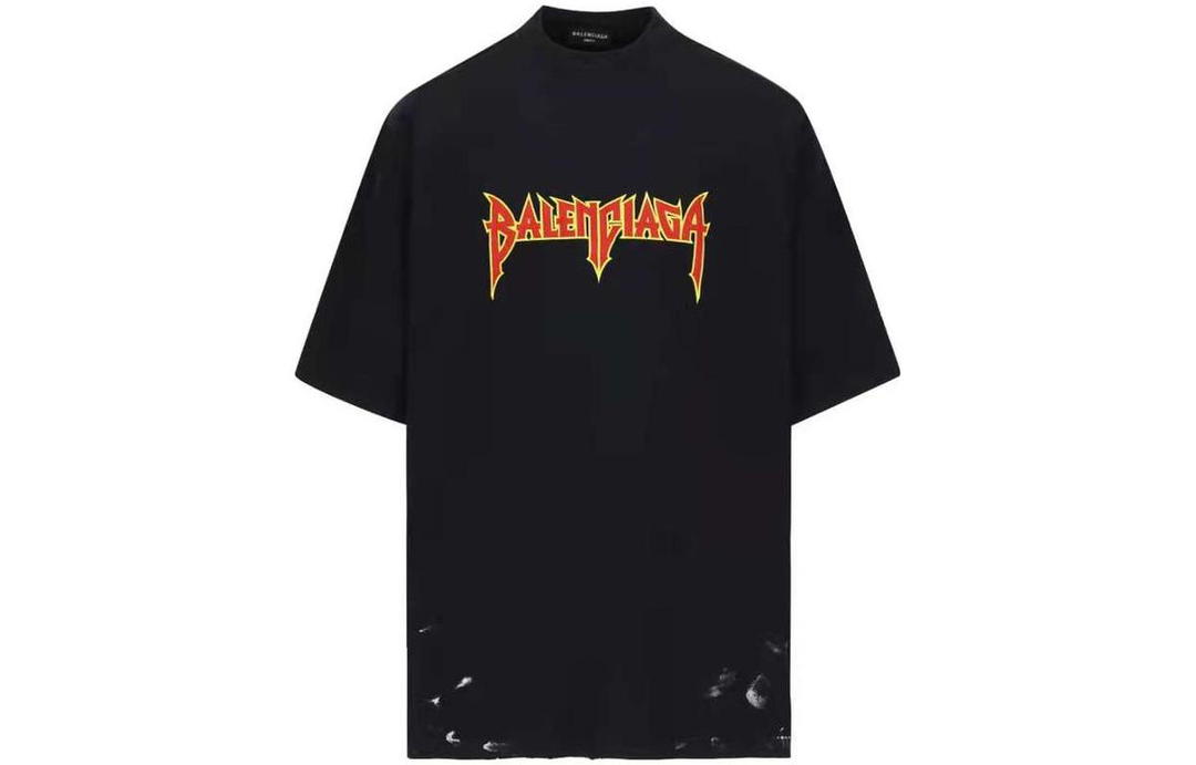 Balenciaga Balenciaga Metal Vintage Oversized T Shirt