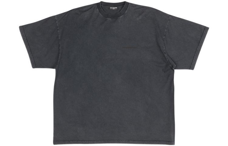 Balenciaga Balenciaga FW22 T Shirt Loose Fit Style Men's Black