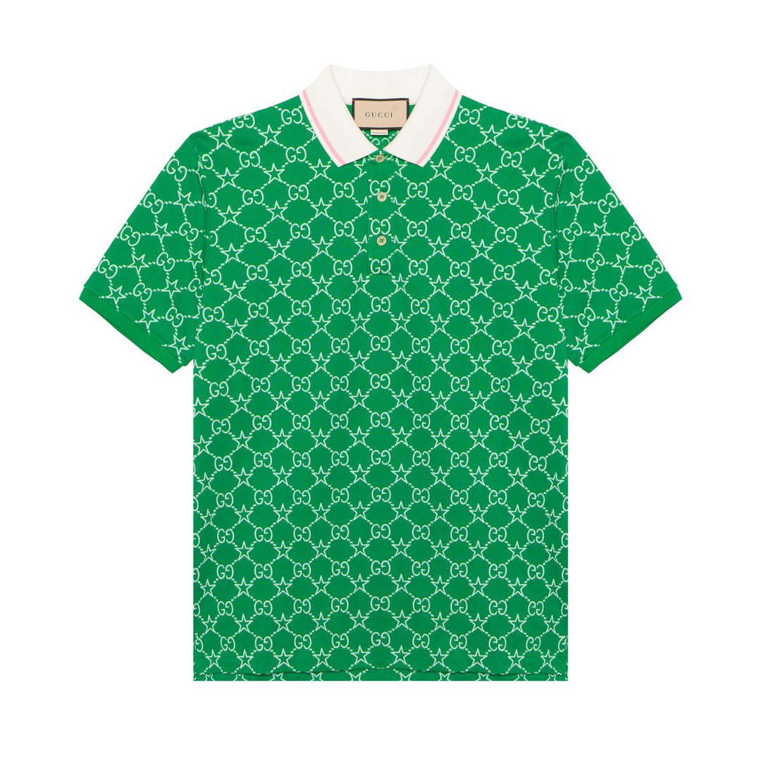Gucci Gucci FW22 Polo Shirt Men's Green