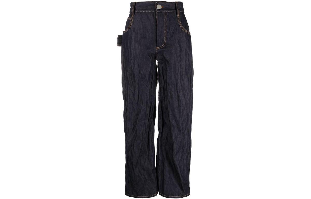 Bottega Veneta Bottega Veneta Wide Leg Twill Jeans