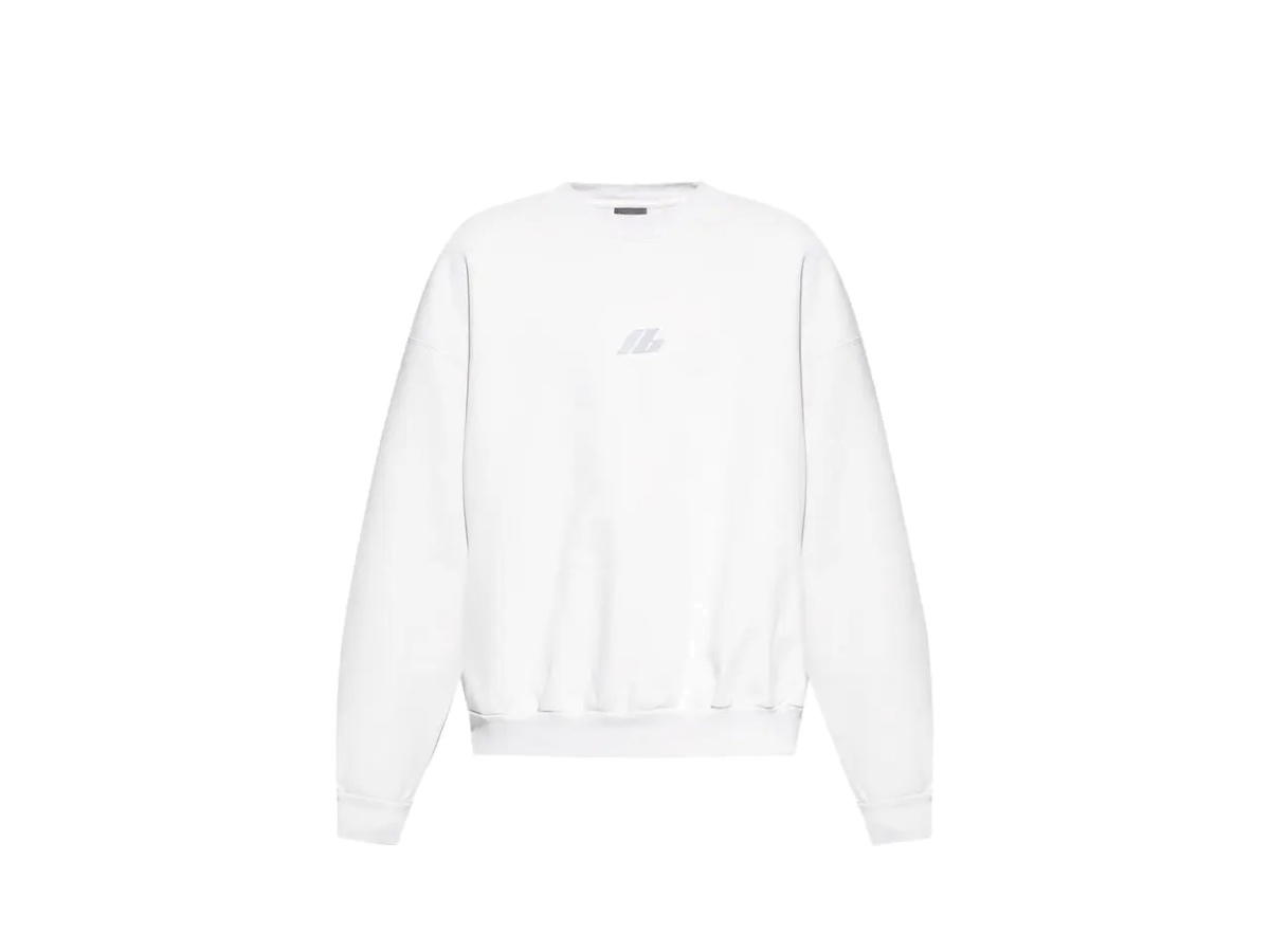 Balenciaga Balenciaga Logo-print Cotton Sweatshirt White